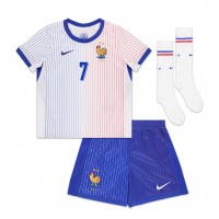 Camiseta Francia Antoine Griezmann #7 Visitante Equipación para niños Eurocopa 2024 manga corta (+ pantalones cortos)